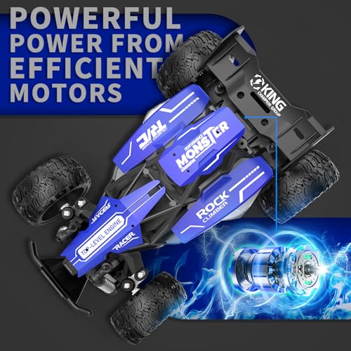 2.4GHz 25KM/H 1:16 Off-Road RC Car with LED Lights and 1800mAh Rechargeable Battery F58095