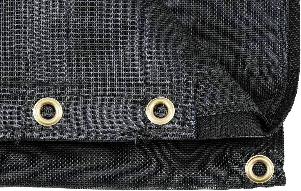 7' x 20' Vinyl Coated Mesh Tarps Cover with Double Pocket T9082