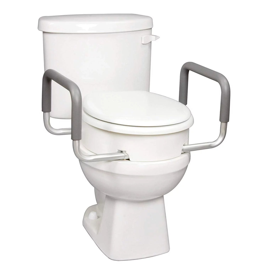 Raised Toilet Seat With Handles P39800