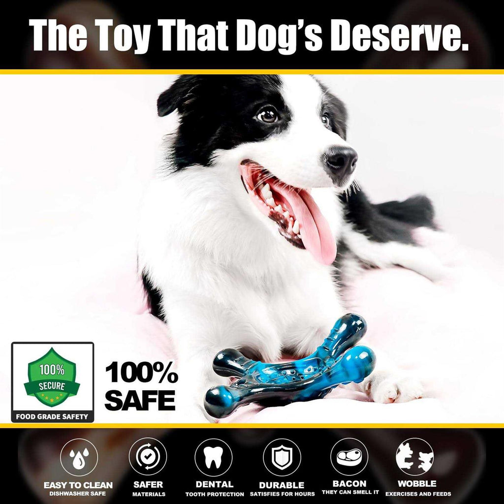 Indestructible Dog Chew Toys for Aggressive Chewers Tough Dog Toys Large Medium Breed O156