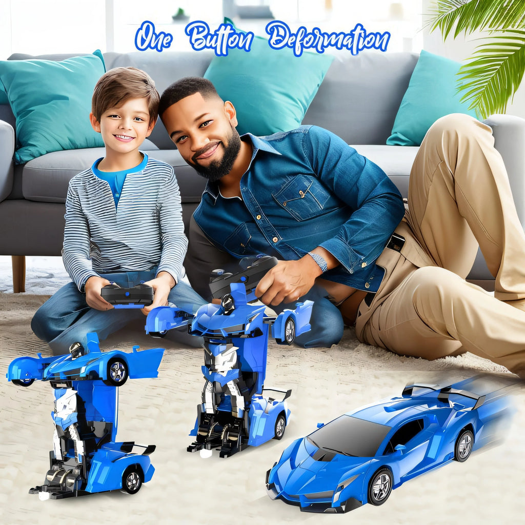 2-in-1 Transform Robot RC Racing Car, 1:18 Scale N332