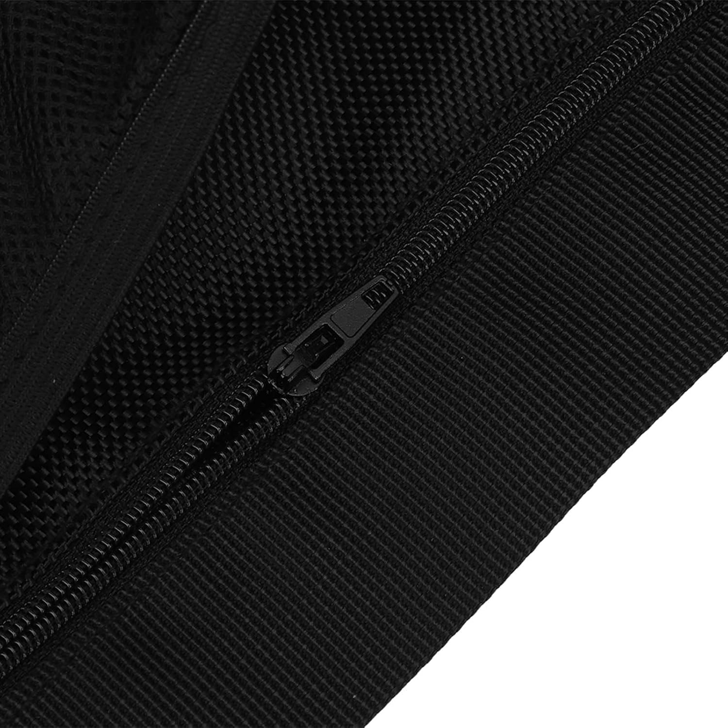 Black Oxford Cloth Waist Belt Bag Pouch E949