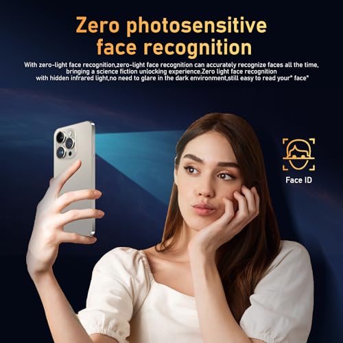 Unlocked Smartphone 6.8" HD Screen 6800mAh 6+256GB with 128GB Memory Card N329