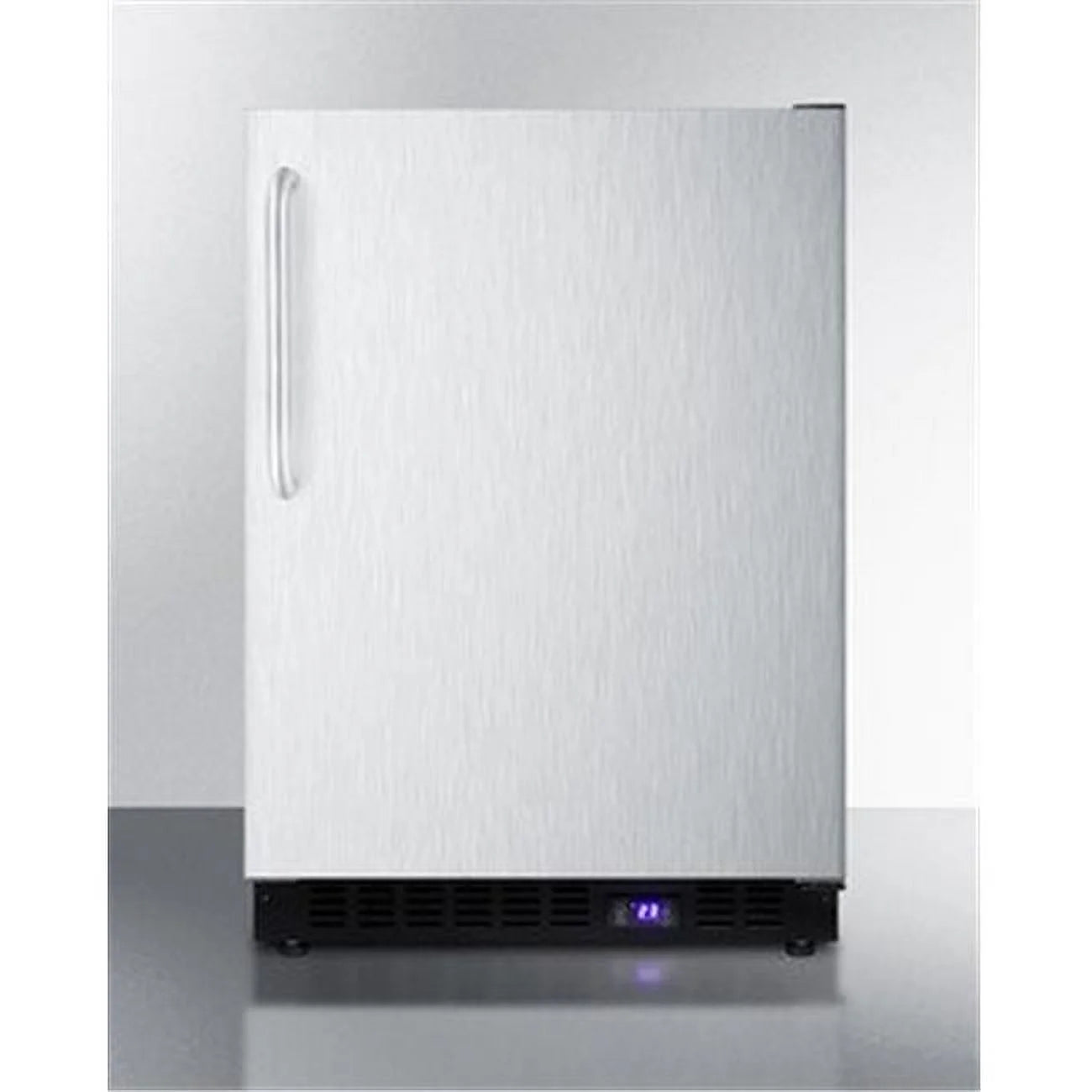 Black Freestanding Upright Counter Depth Freezer U420
