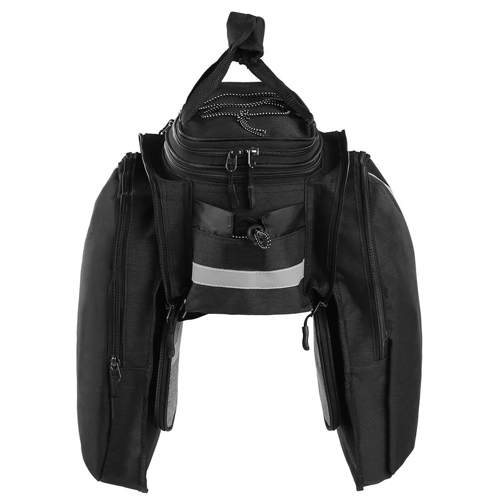 Bicycle Rear Seat Bag Waterproof with Rain Cover O61190