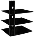 Black 3 Shelf Wall Mount G730674