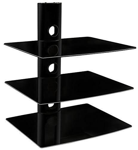 Black 3 Shelf Wall Mount G730674