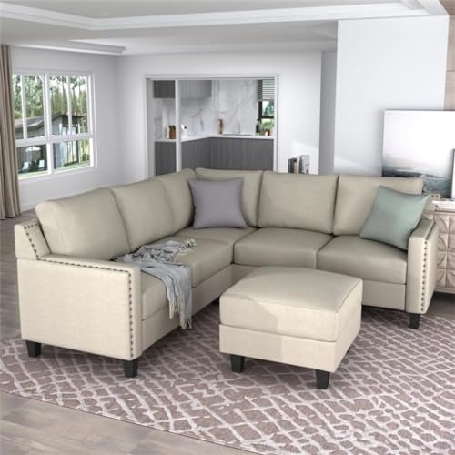 Studded Upholstered Sofa 2 Piece Set R356508