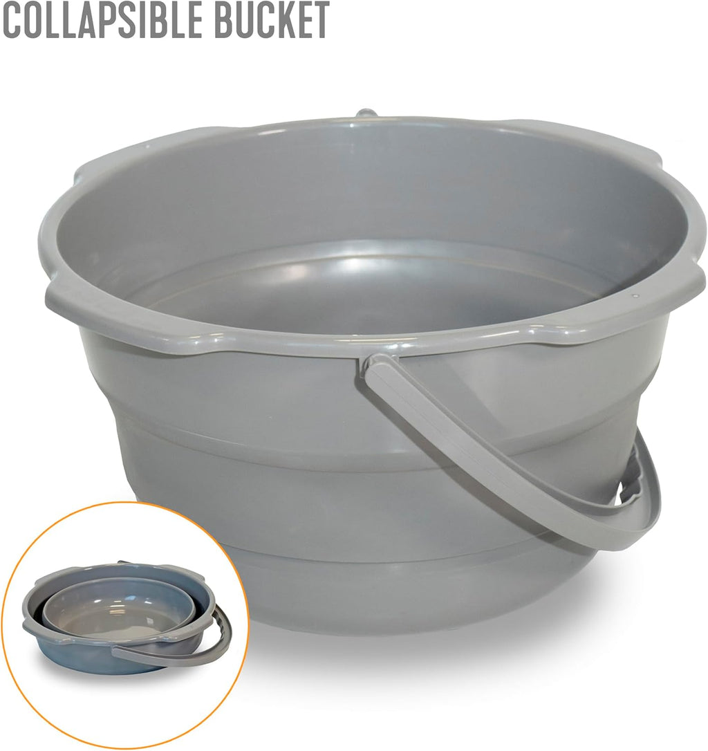 Extra Wide 3-in-1 Adjustable Toilet Safety Rail Shower Chair Portable Toilet with Removable Bucket H43769