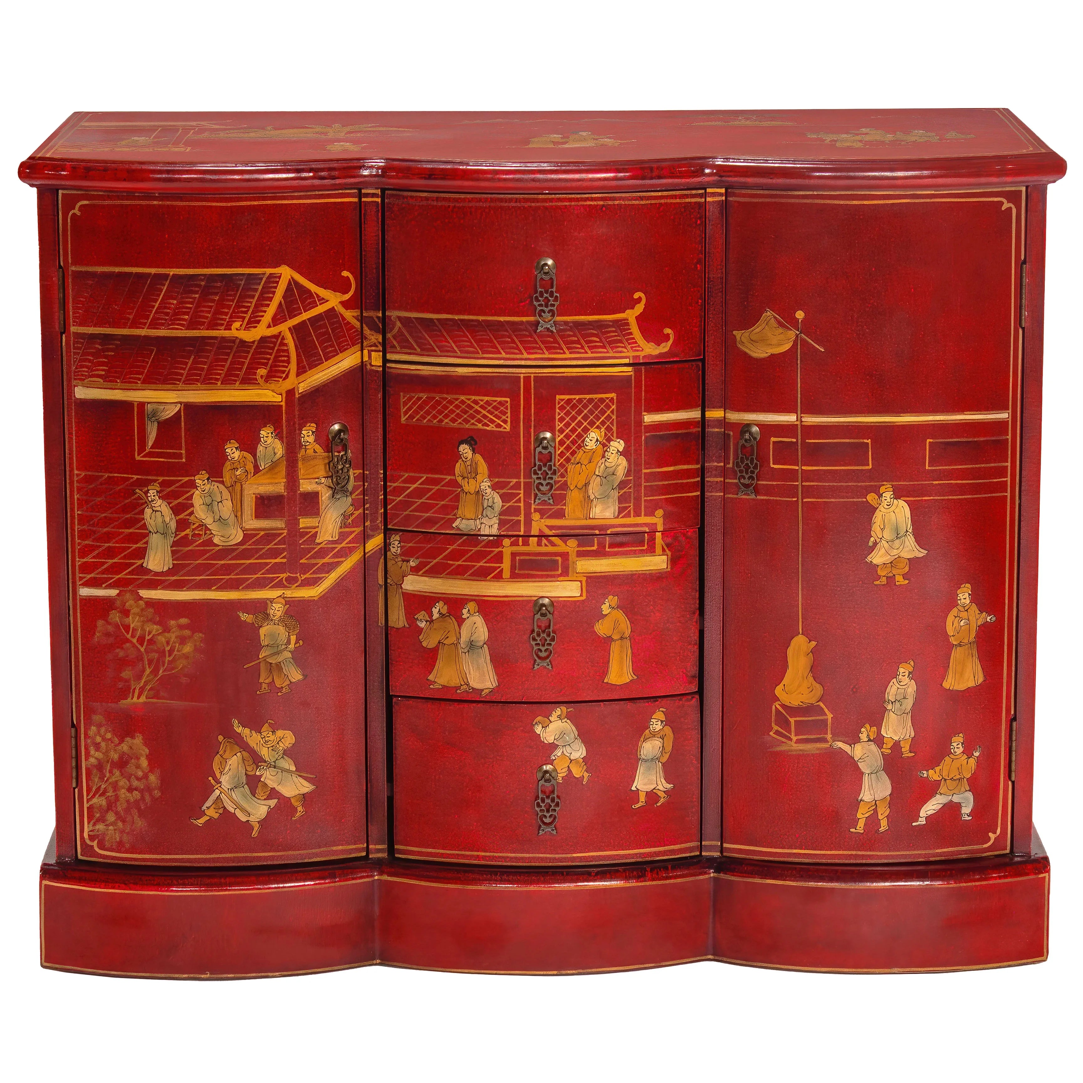Red Lacquer Cabinet Z127379