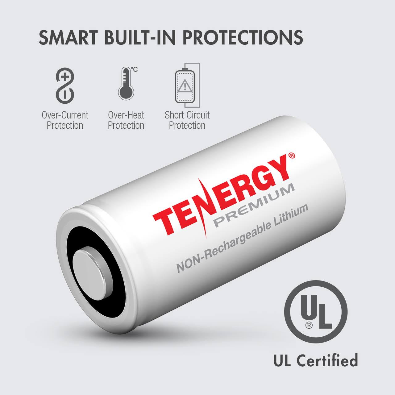 CR123A 3V Lithium Battery 1600mAh A132828