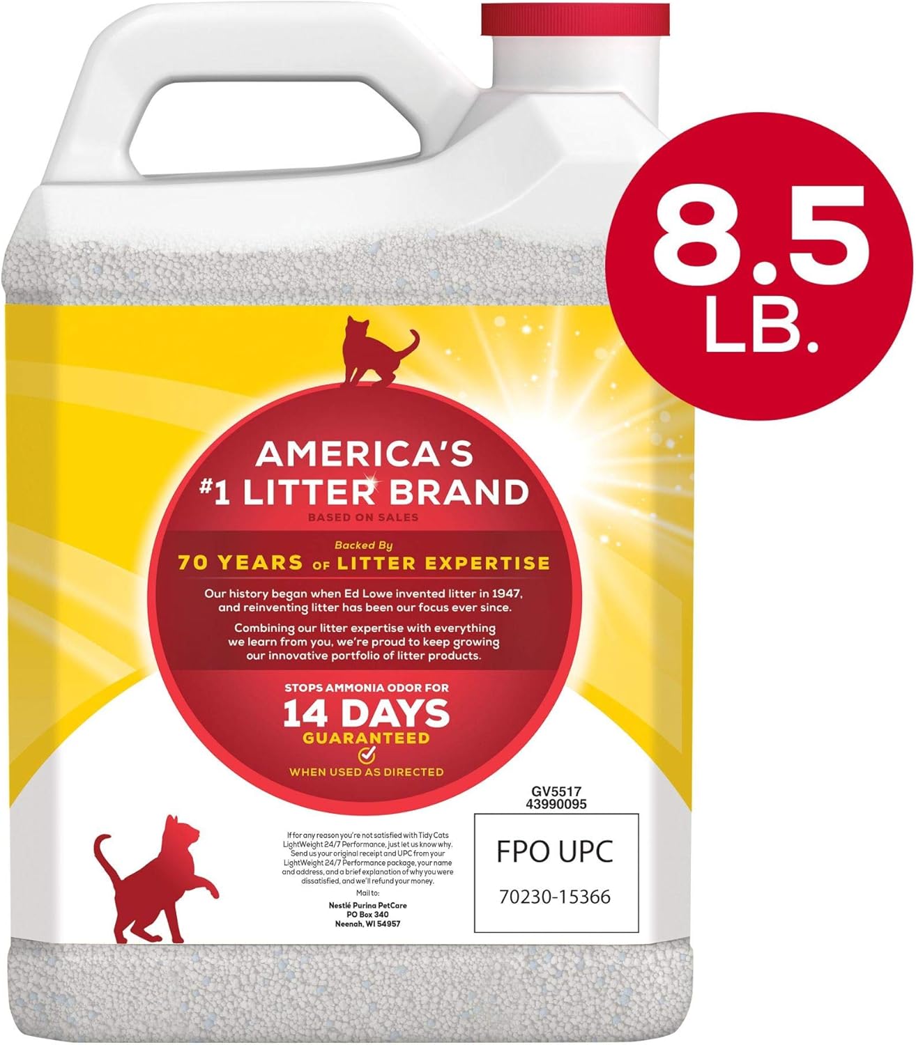 LightWeight Clumping Cat Litter, 136 Ounce Jug G566467
