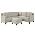 Studded Upholstered Sofa 2 Piece Set R356508
