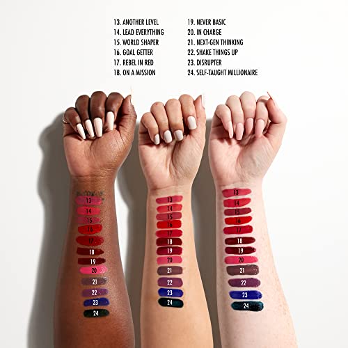 Long-Lasting Liquid Lipstick with Clear Lip Gloss - Rebel In Red (Warm Red) I335