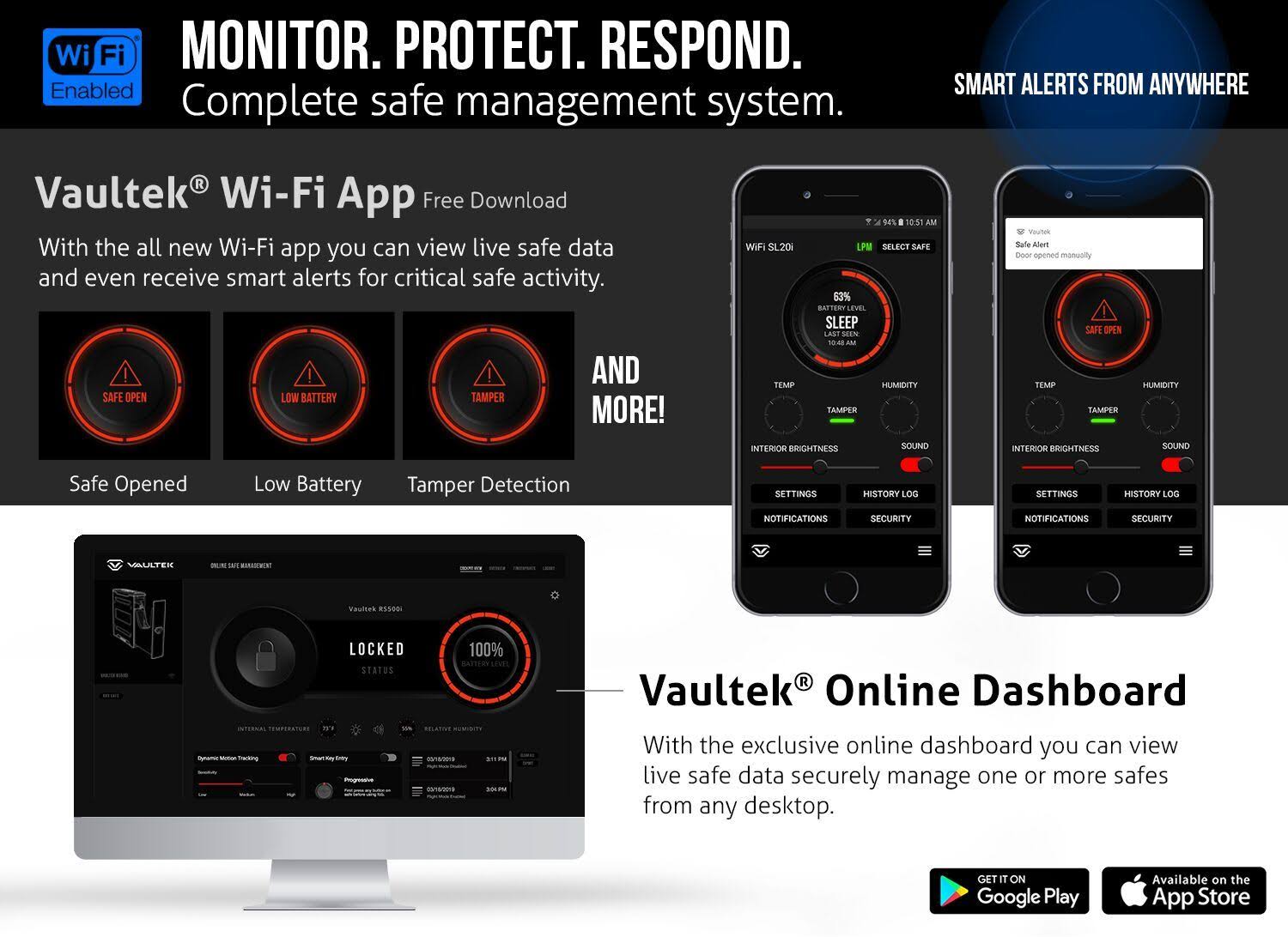 Biometric Bluetooth Slider Safe J883935