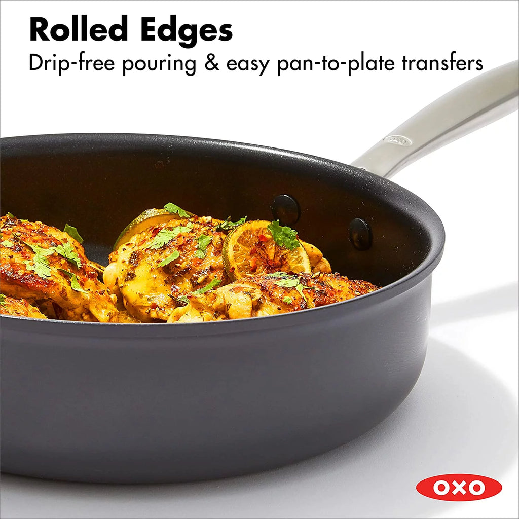 10 Piece Nonstick Cookware Set with Stainless Steel Handle Z635