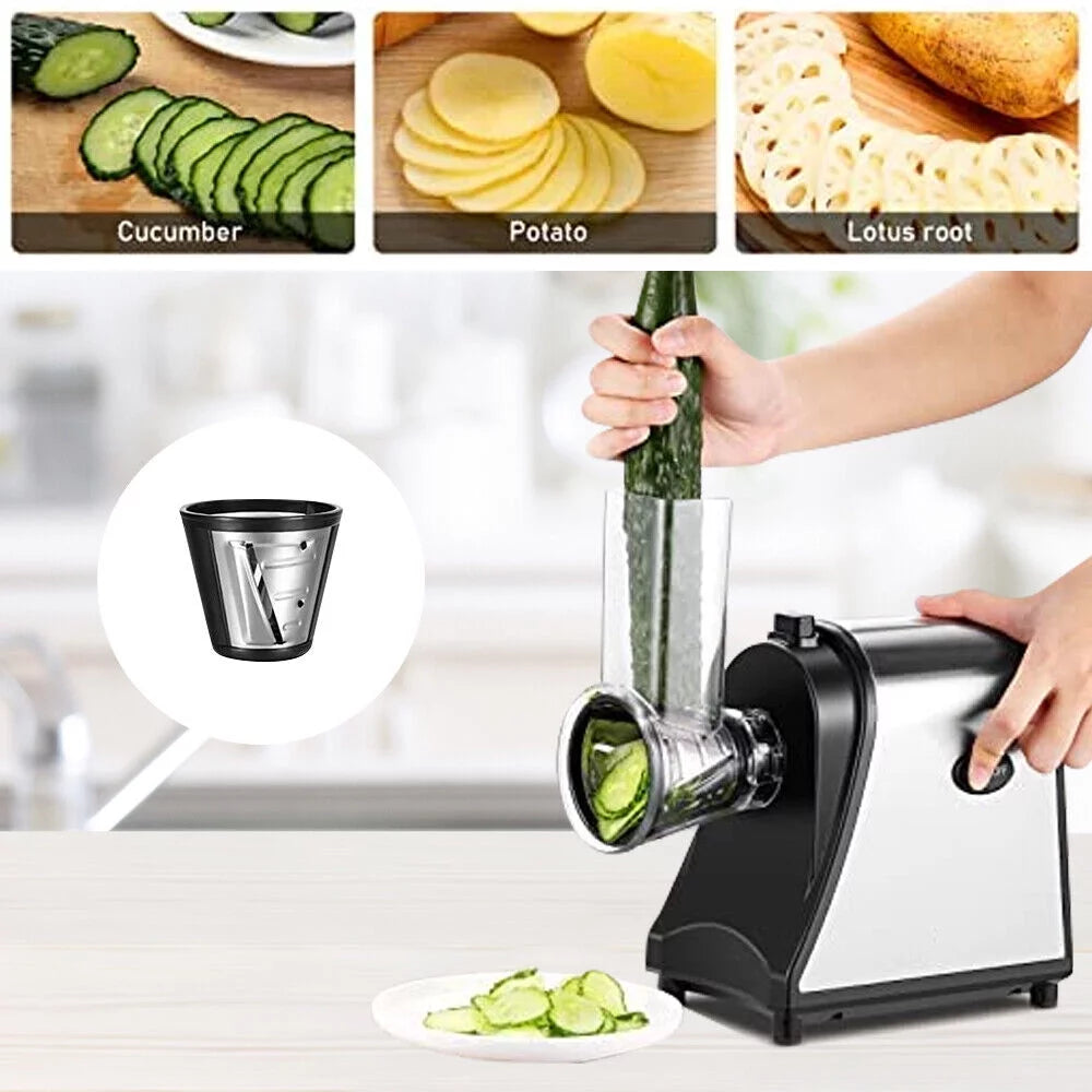 Electric Cheese Grater, Electric Slicer Shredder, Chopper E98786