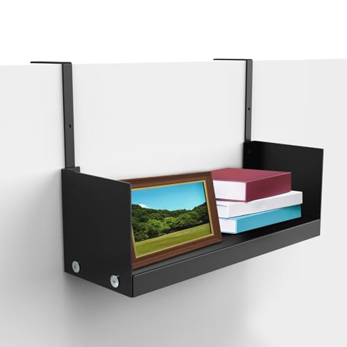 Cubicle Shelf Storage Organizer Bookshelf with Hooks E535