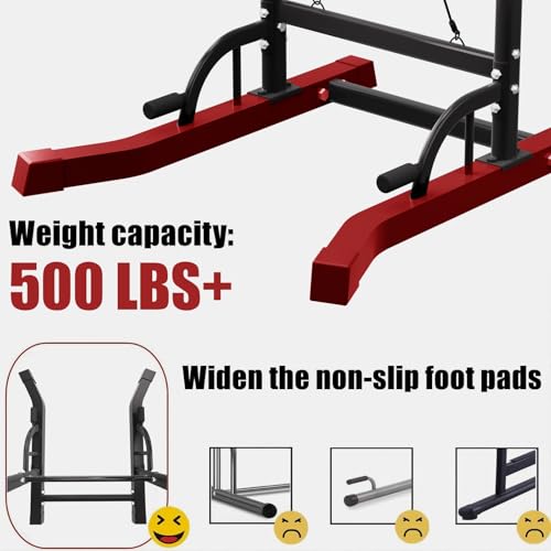 Adjustable Height Pull Up Bar Dip Station V661235