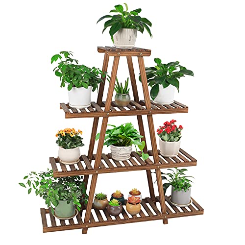 4 Tier Wood Plant Stand R539967