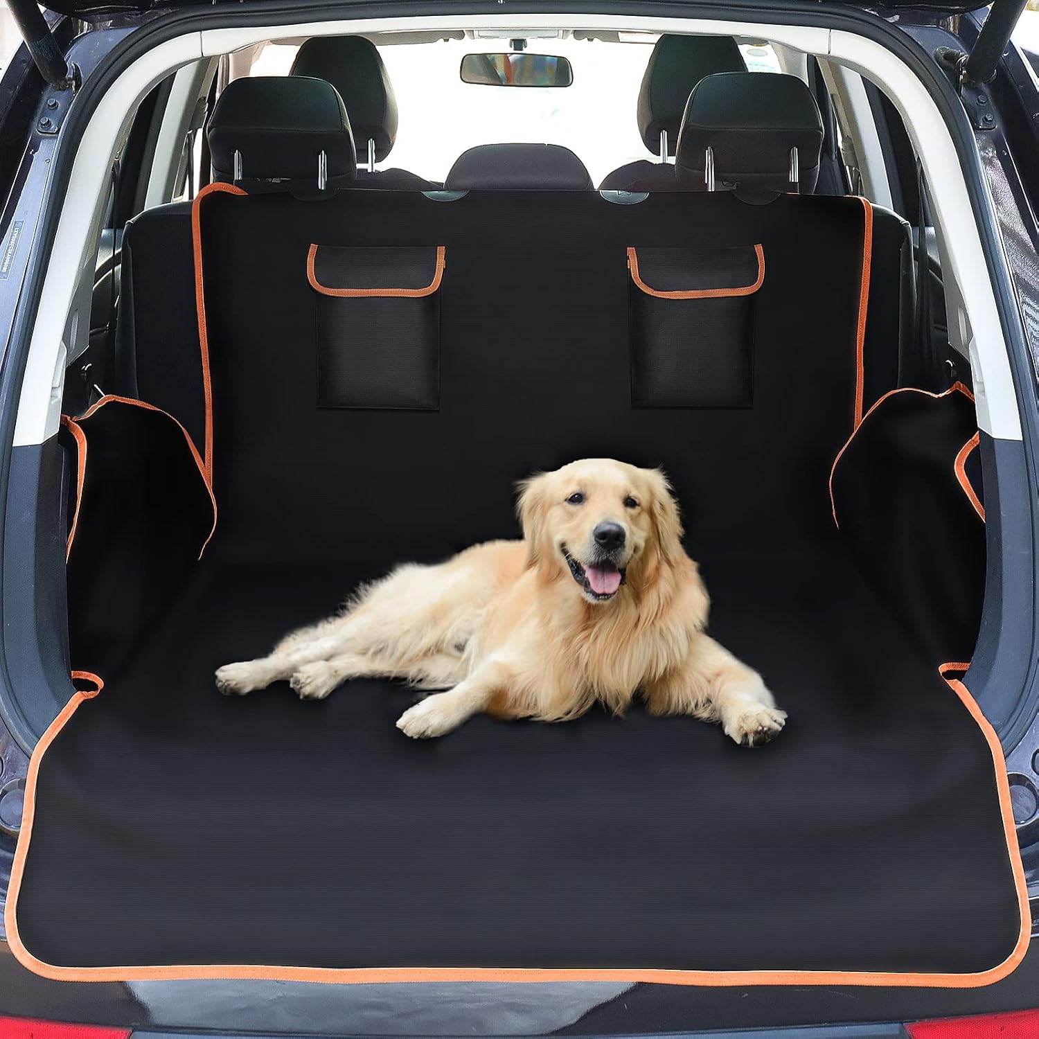 Yellow Washable Waterproof Pet Cargo Cover Liner D935711