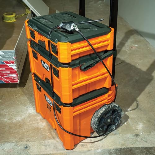 Modular Tool Storage System with 10-Inch Rubber Wheels Q197