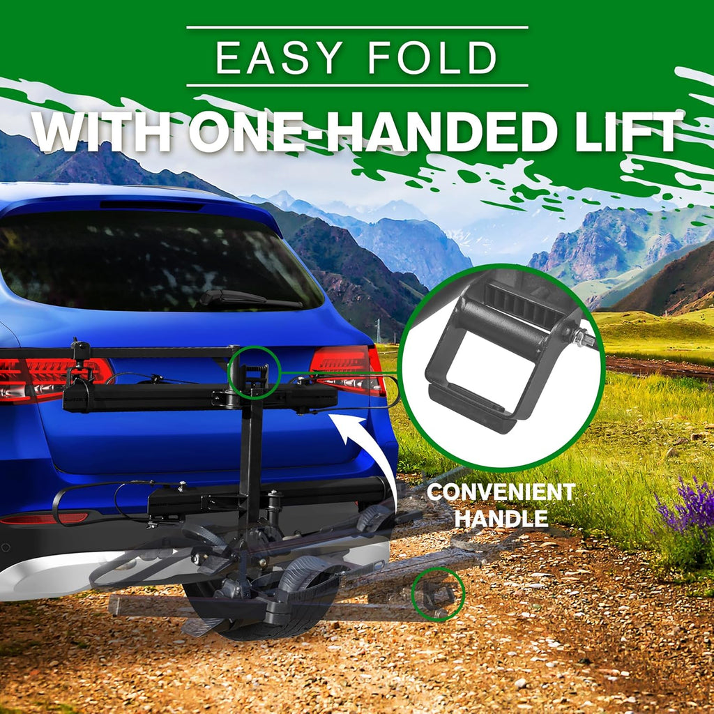 E-Bike Rack Hitch Mount Platform Style, fits E-Bike with Up to 5-inch Fat Tire, 200 lbs Capacity P3078