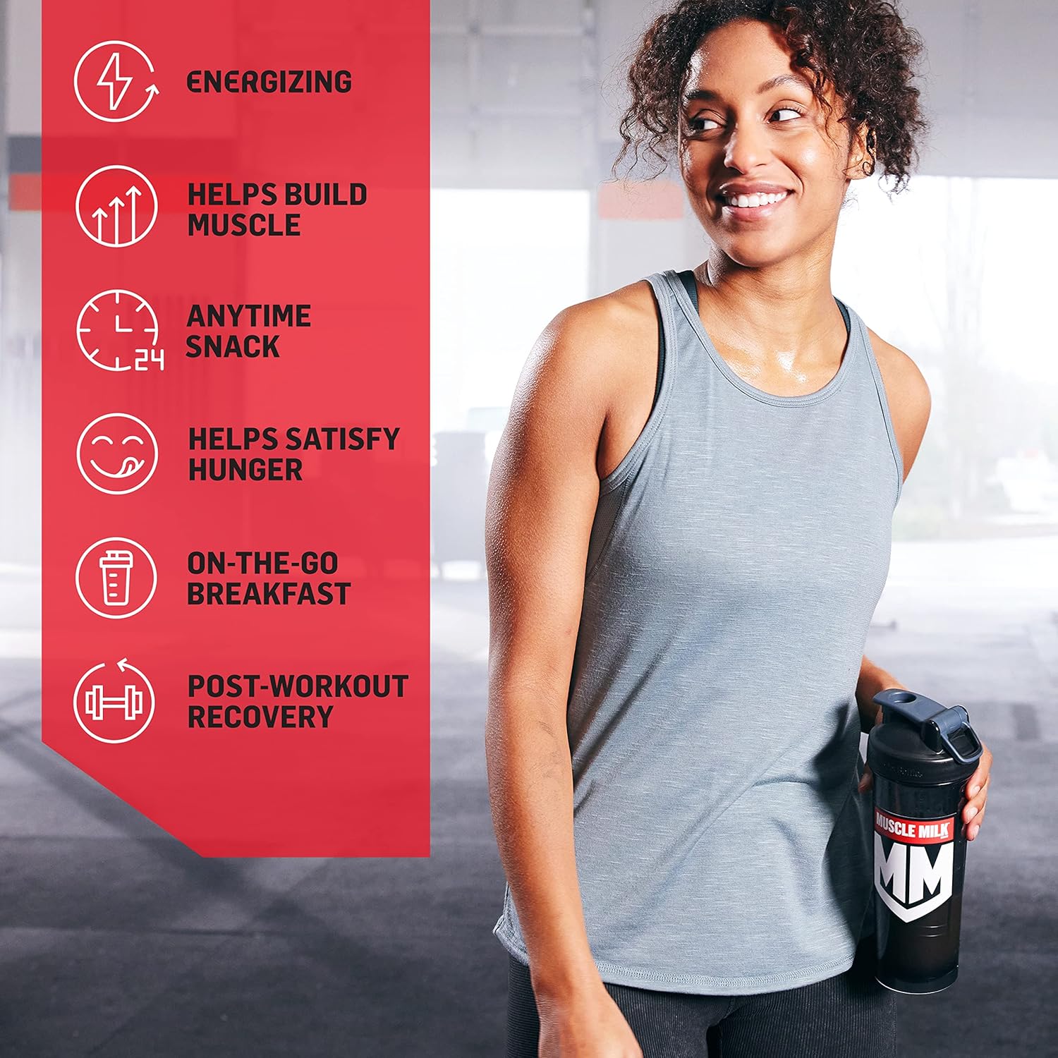 Intense Vanilla Protein Powder, 2 Pound, 11 Servings, 50g Protein U9137
