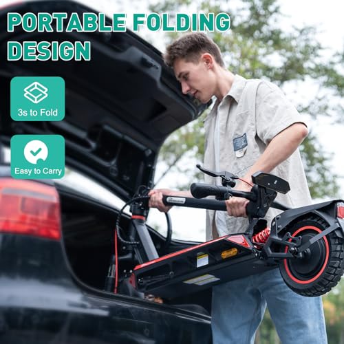 800W Electric Scooter with 10'' Honeycomb Solid Tires L6667
