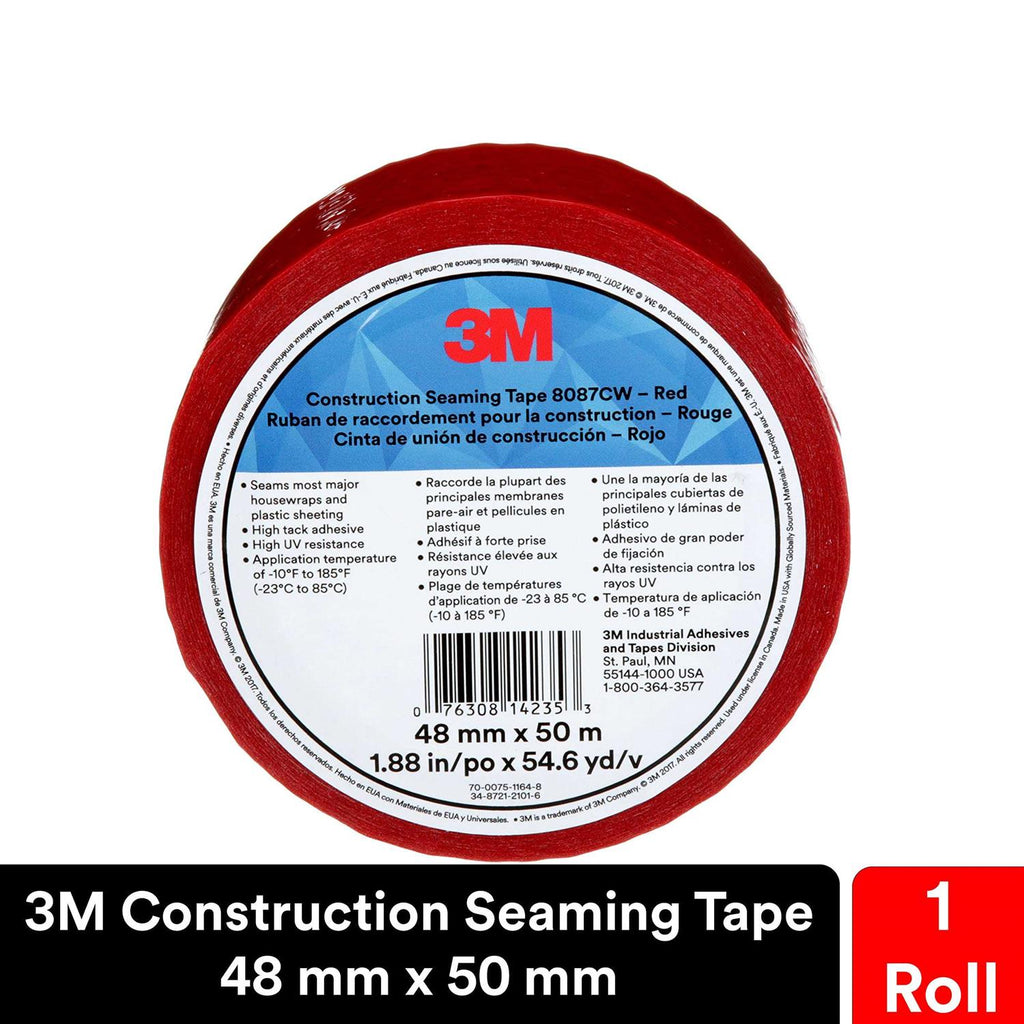 Red Construction Seaming Tape M7410