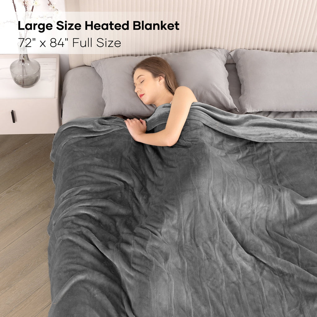 Gray Full Size Electric Blanket R45148