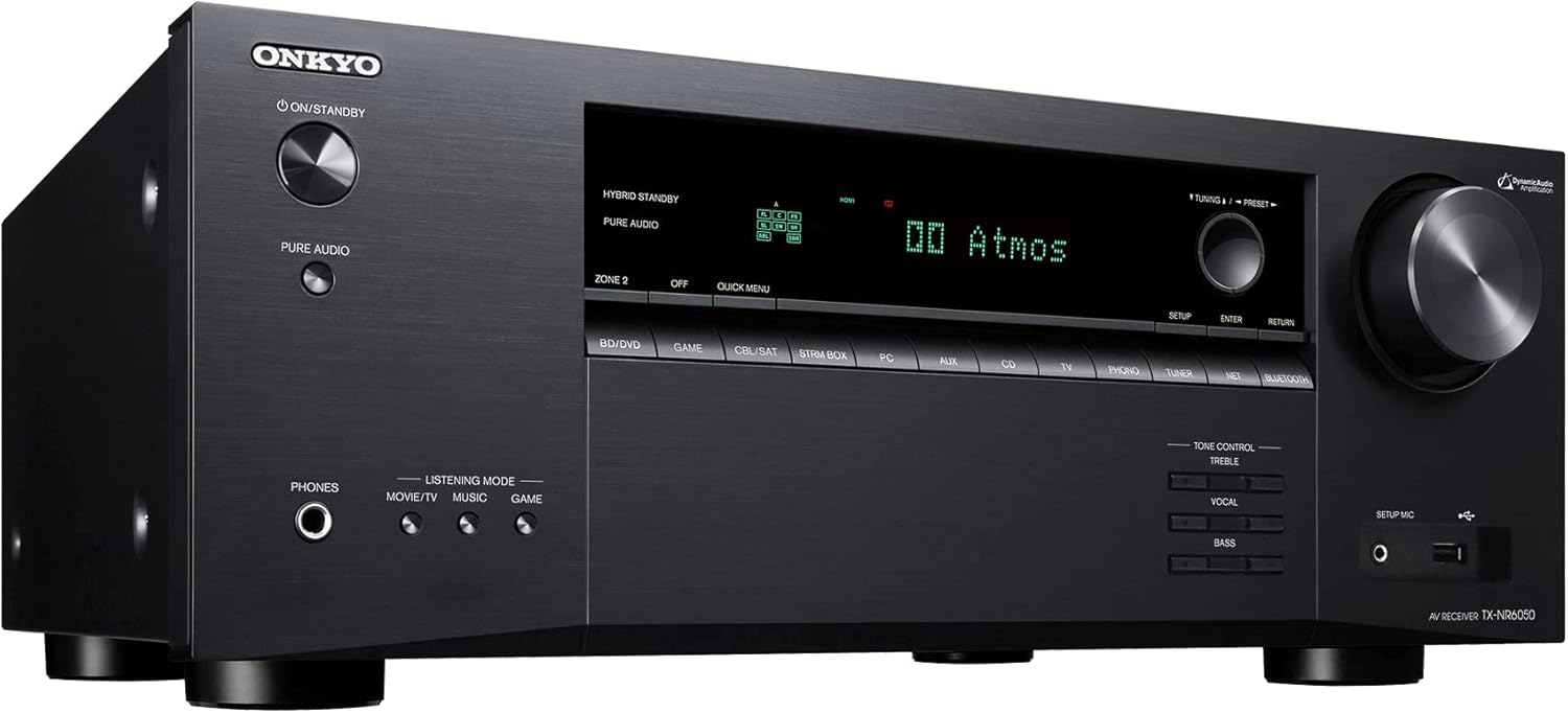 7.2-Channel Network AV Receiver Black B82748