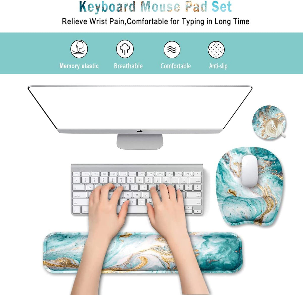 Memory Foam Ergonomic Keyboard Wrist Rest C87486