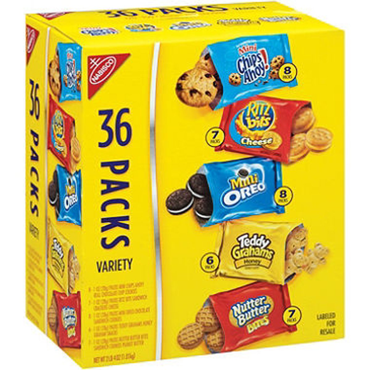 36 Pk. Cookies & Crackers Variety Pack X351