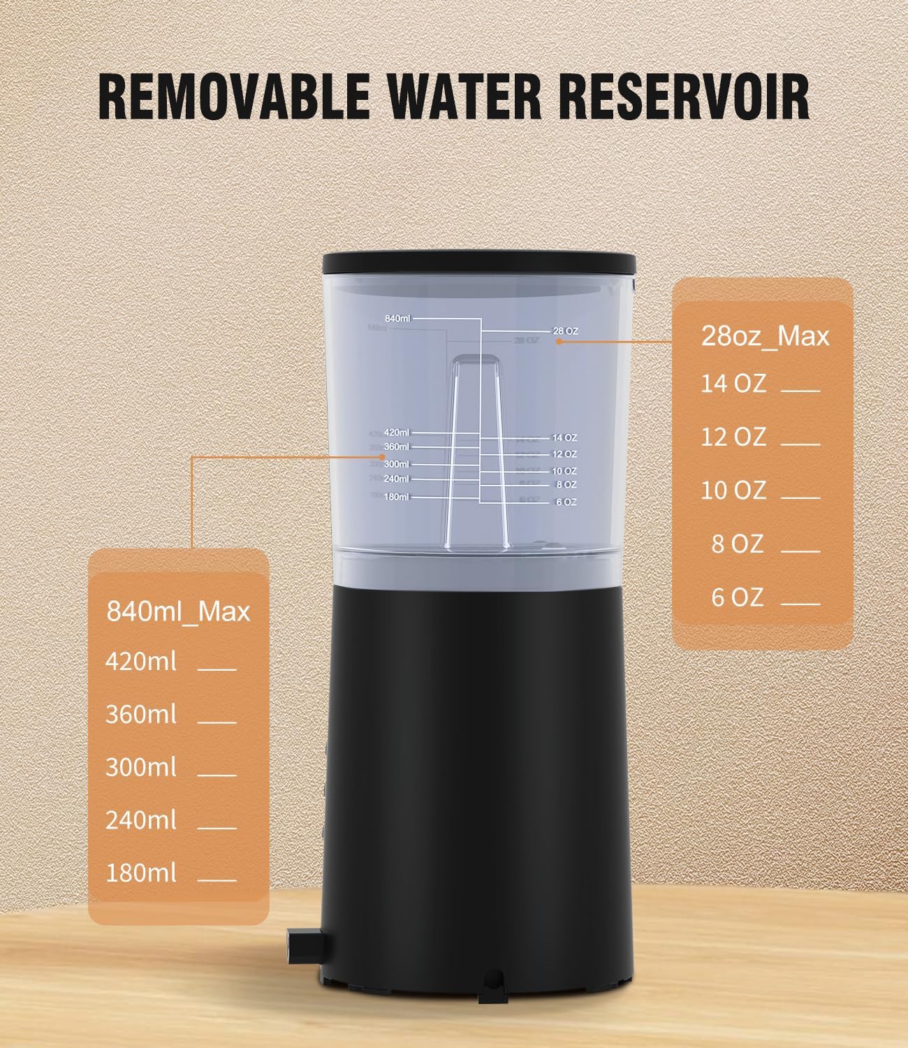Single Serve Coffee Maker with Milk Frother, 6 to 14 Oz Brew Sizes, Clear Water Reservoir G9405