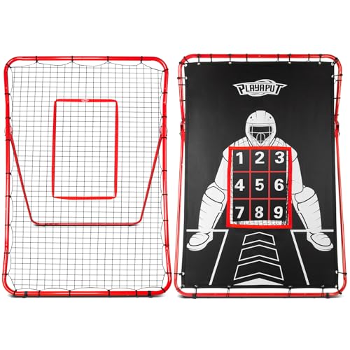 Adjustable Baseball Rebounder Net with Strike Zone W52304