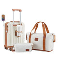 4 Piece Hardside Expandable Luggage Set with Spinner Wheels TSA Lock D640