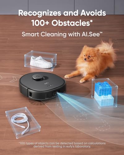 8,000 Pa Suction Robot Vacuum and Mop Combo with Auto-Lift G58026
