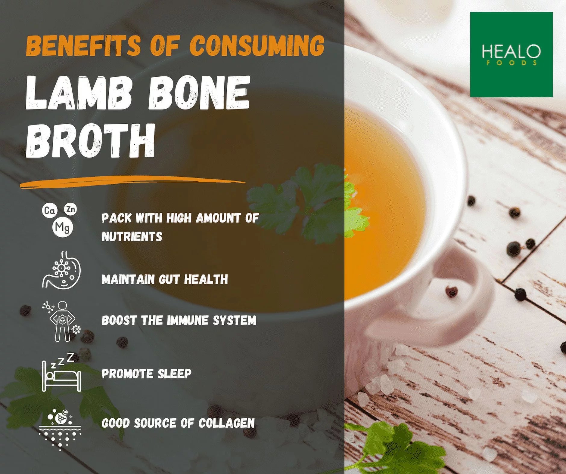 All Natural Lamb Bone Broth 6-Pack J483497