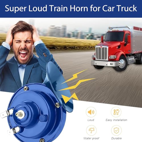 12V Waterproof Mini Size Car Air Snail Double Horn C1881