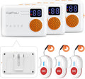 3 Portable Receiver 3 SOS Call Button Wireless Call Bell with Vibration Digital Display W4891