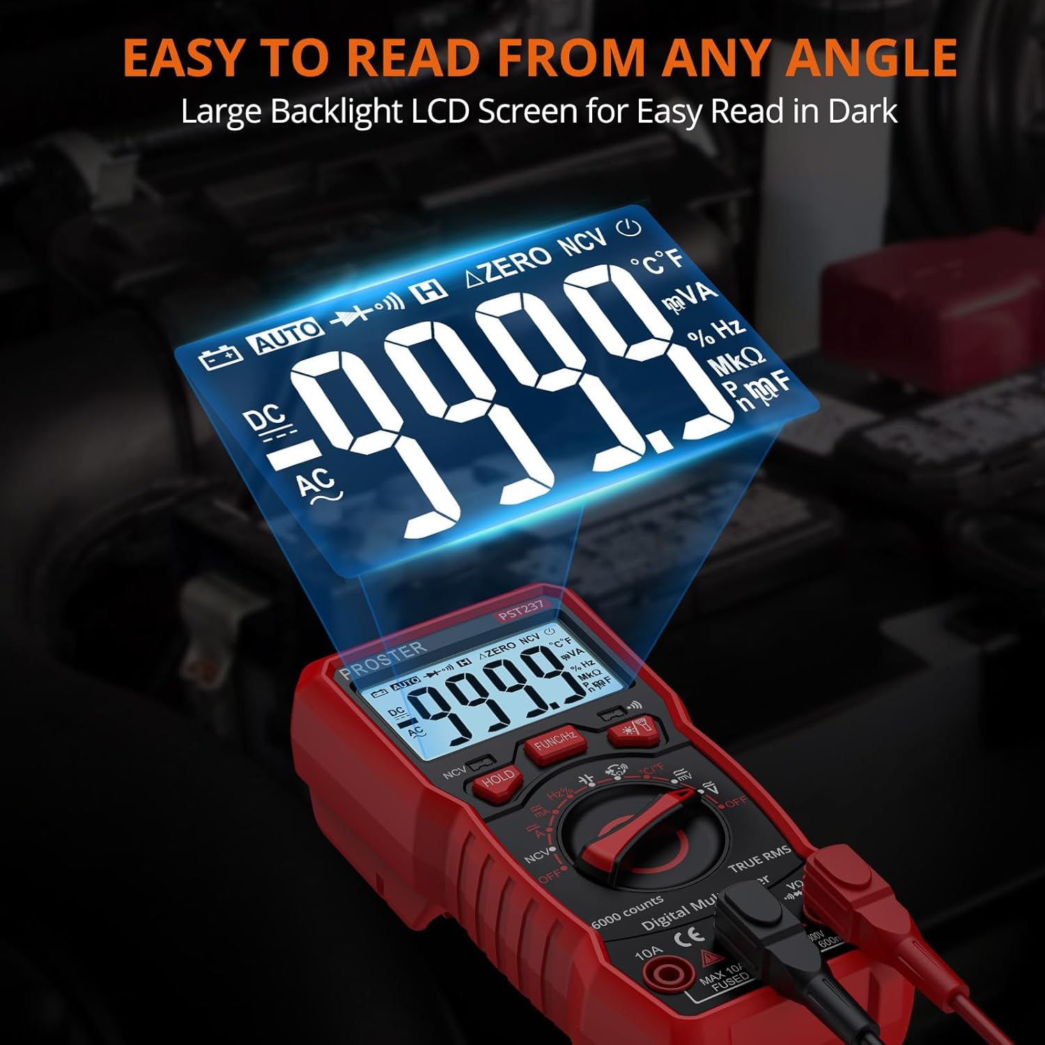 6000 Counts TRMS Auto Range Digital Multimeter T382620