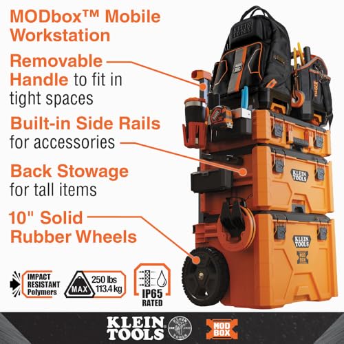 Modular Tool Storage System with 10-Inch Rubber Wheels Q197