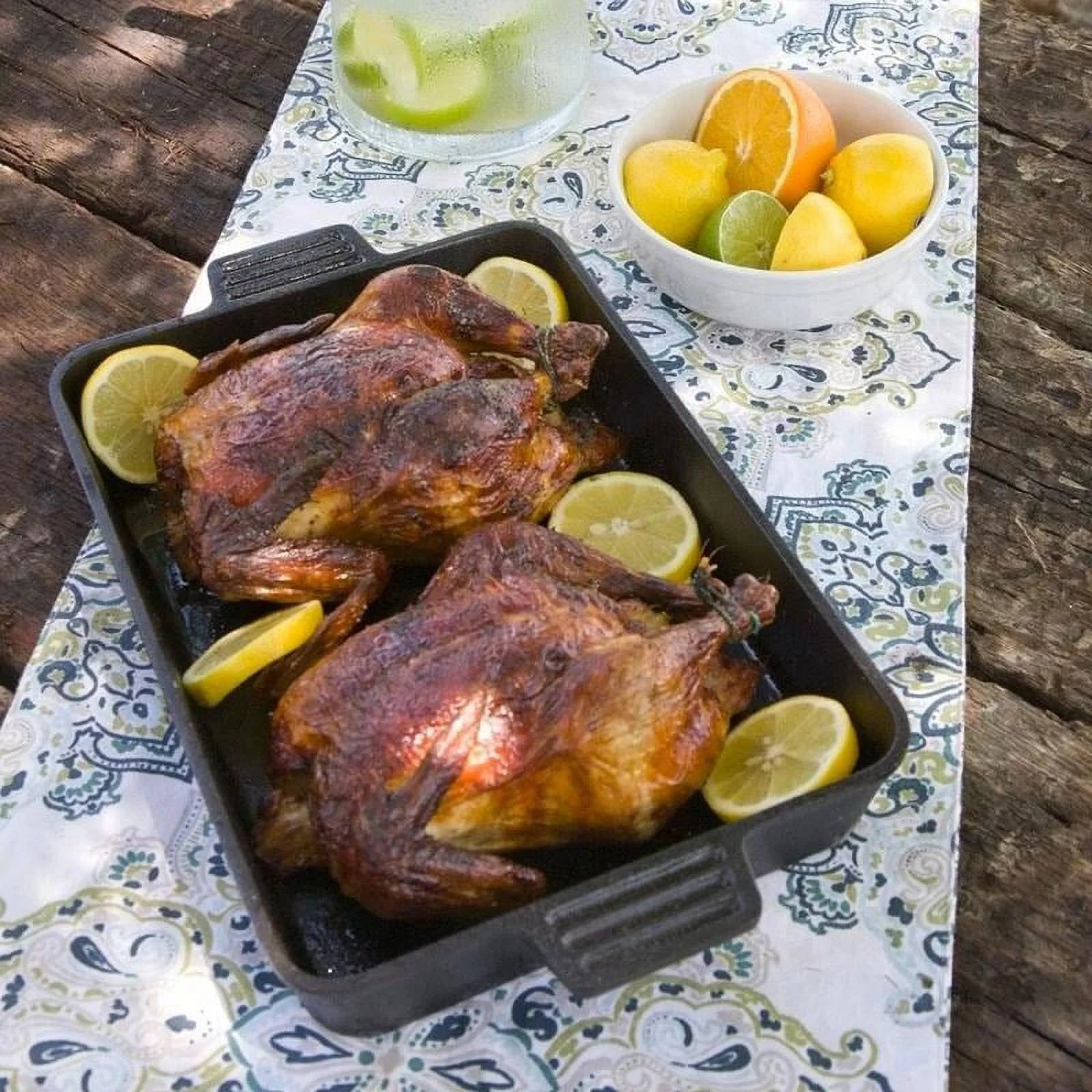 8 & 13 in. Cast Iron Bake Pan Set, Black K21276