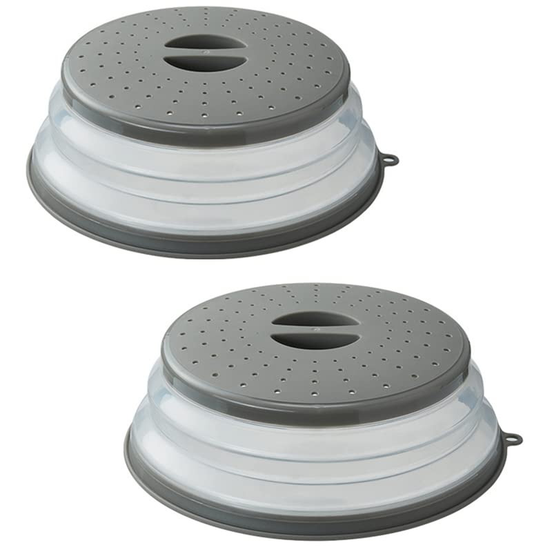 Collapsible Microwave Lid, 10.5 inches Plate Cover with Hook Hole, BPA Free S283554