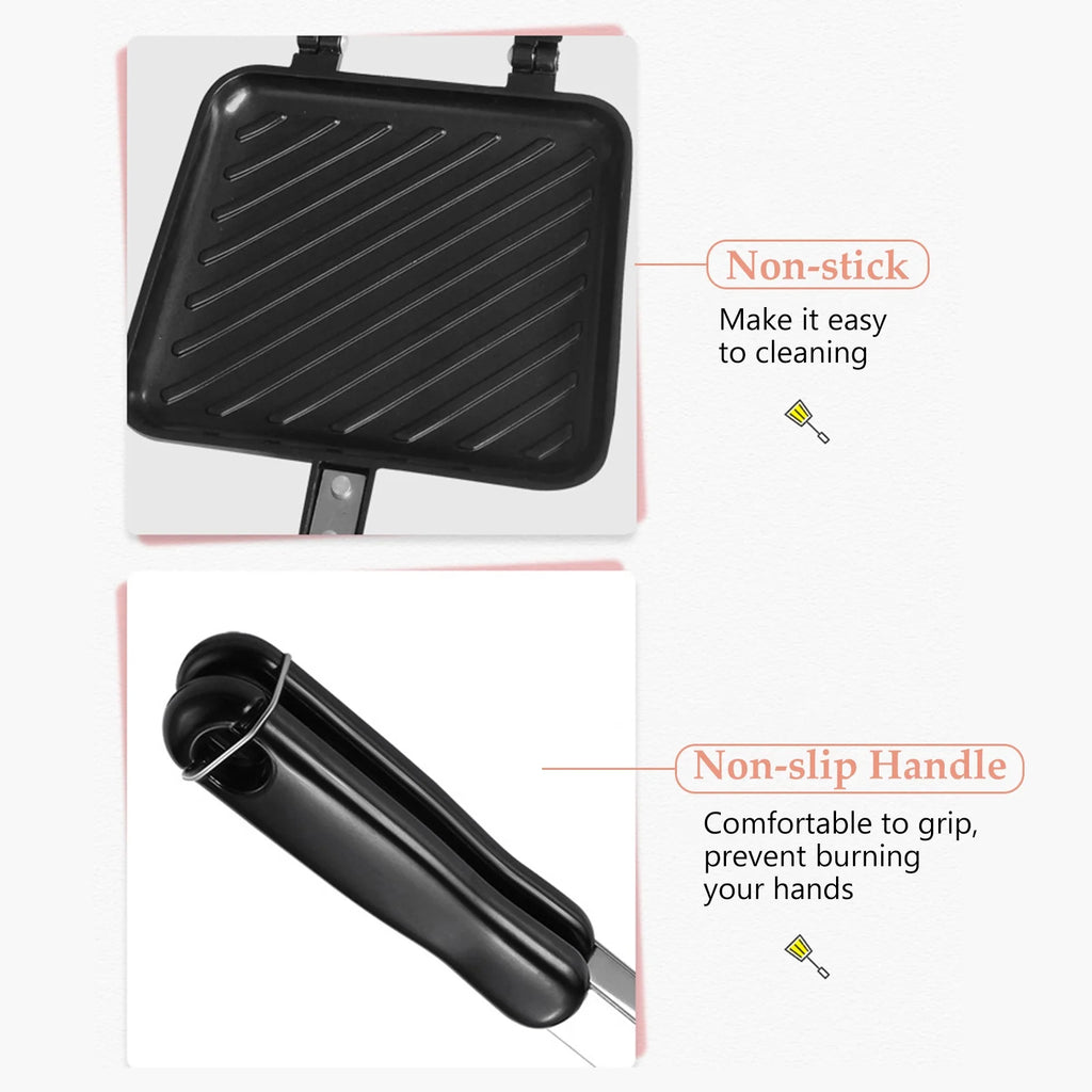 Non-stick Sandwich Maker with Insulated Handle U273