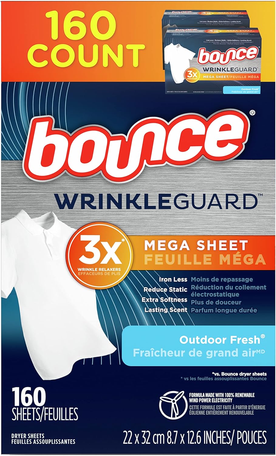 160 count Dryer Sheets I138581