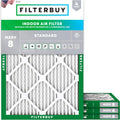 19x21.5x1 MERV 8 Pleated Air Filter (4-Pack) M87578