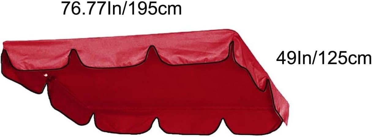 3 People Porch Swing Canopy Cover R853467