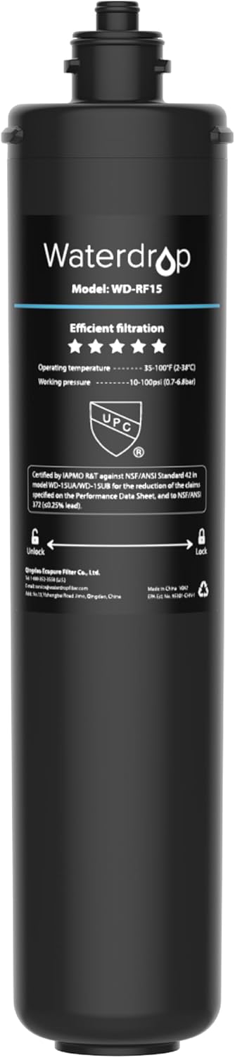 Under Sink Water Filter System and Replacement Filter Cartridge I613648